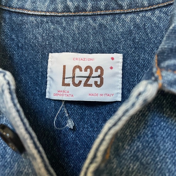 NWOT LC23 Embroidered Denim Overshirt Size XL - Picture 10 of 12